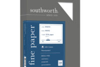 Southworth | Because It'S Important | Southworth Paper Inside Professional Southworth Business Card Template
