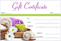 Spa Gift Certificate Templates #Spa #Gift #Certificate Within Printable Spa Day Gift Certificate Template