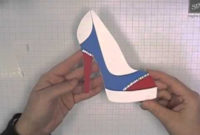 Stamping T! High Heel Shoe Card Intended For High Heel Shoe Template For Card