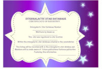 Star Naming Certificate Templates (15+ Free Official Looking Regarding Free Star Naming Certificate Template