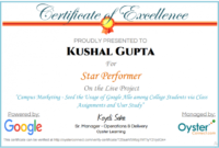 Star Performer Certificate Templates 5 Best Templates With Free Star Performer Certificate Templates