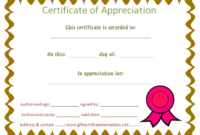 Student Certificate Of Appreciation Free Certificate With Professional Free Student Certificate Templates