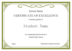 Student Certificate Template | Student Certificates In Professional Free Student Certificate Templates