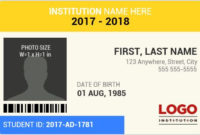 Student Id Card Templates For Ms Word | Word & Excel Templates With Regard To High School Id Card Template
