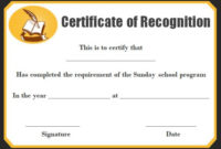 Sunday School Certificate Template: 17+ Specialized Pertaining To Professional Certificate Templates For School