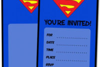 Superman Birthday Card Template Creative Design Templates In Superman Birthday Card Template
