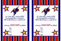 Superman Birthday Invitations – Birthday Printable With Free Superman Birthday Card Template