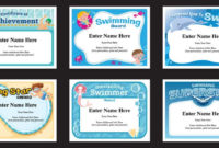 Swimming Certificates Templates | Swim Awards | Swimming Coach Regarding 11+ Swimming Certificate Templates Free