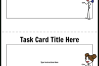 Task Card Template 1 Storyboardworksheet Templates Intended For Quality Task Card Template