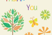 Thank You Card Template 6 Beautiful Designs For Word Intended For Thank You Card Template Word