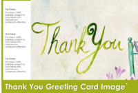 Thank You Greeting Card Image | Powerpoint Slide Inside Powerpoint Thank You Card Template