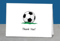Thank You Soccer, Coach, Mentor, Team Gift, Coach Thank You Inside 11+ Soccer Thank You Card Template