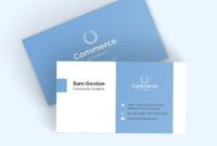 The Template Has A Simple, Professional And Sophisticated Regarding 11+ Student Business Card Template