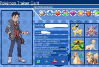 There Is Something So Fun About Making My Own Trainer Card Throughout Pokemon Trainer Card Template