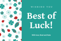 There'S A Card For That! 30+ Greeting Card Templates You Can Pertaining To Good Luck Card Template