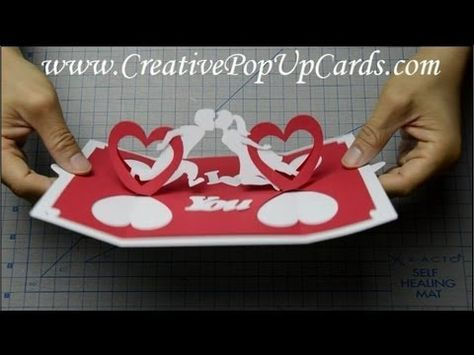 This Is The Tutorial For The Twisting Hearts Pop Up Card. It Pertaining To Best Twisting Hearts Pop Up Card Template