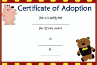 Toy Adoption Certificate Template : 13+ Free Word Templates Pertaining To Printable Toy Adoption Certificate Template