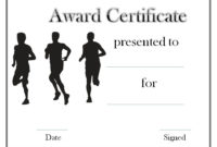 Track And Field Award Certificate Templates | Certificate Within 11+ Track And Field Certificate Templates Free