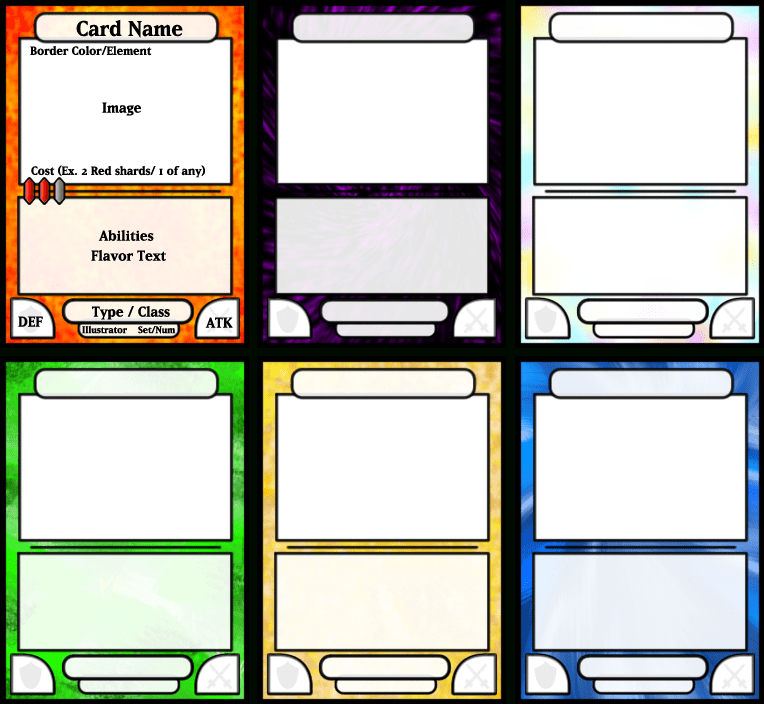 Trading Card Game Template Free Download | Trading Card Pertaining To Trading Cards Templates Free Download