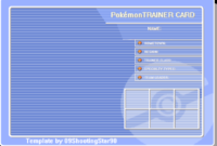 Trainer Card: Blue:. | Pokemon Trainer Card, Card Template Inside 11+ Pokemon Trainer Card Template