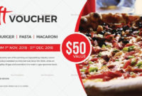 Unique Gift Voucher Template | Gift Certificate Template In 11+ Pizza Gift Certificate Template