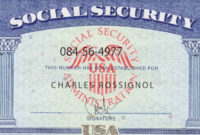 Usa Fake Ssn (Social Security Number) Card Download Psd Within Quality Social Security Card Template Psd