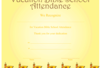 Vacation Bible School Attendance Certificate Printable Regarding Free Vbs Certificate Templates