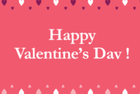 Valentine'S Day Card (Quarter Fold) Within Valentine Card Template Word