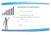 Want Conference Participation Certificate Templates? Get Inside Printable Conference Participation Certificate Template