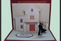 Wedding In A Barn Pop Up Card Free Papercraft Download In 11+ Wedding Pop Up Card Template Free