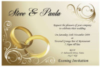 Wedding Invitation Card Design Online Free | Engagement Within Free E Wedding Invitation Card Templates