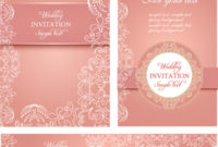 Wedding Invitation Card Templates Free Vector In Adobe For Invitation Cards Templates For Marriage