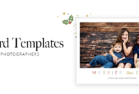 Wedding Photographer Holiday Card Templates | Shootdotedit Throughout Best Holiday Card Templates For Photographers