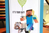 What The Heck Is Minecraft? : ) | Happy Birthday Cards Intended For Professional Minecraft Birthday Card Template