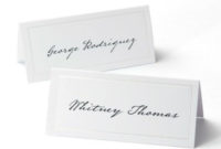 White Pearl Border Printable Place Cards With Quality Gartner Studios Place Cards Template