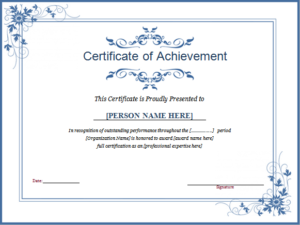 Winner Certificate Template (1) | Professional Templates Inside Best Professional Award Certificate Template