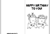 Wonderland Crafts | Free Printable Birthday Cards, Birthday Inside Professional Foldable Birthday Card Template