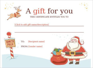 Word, Pdf, Psd | Free & Premium Templates | Christmas Gift In 11+ Free Christmas Gift Certificate Templates