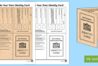 Ww2 Identity Card Ks2 Resources (Teacher Made) Inside World War 2 Identity Card Template