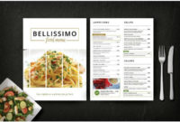 10+ Modern Menu Templates - Ms Word, Photoshop, Illustrator, Publisher pertaining to Menu Templates For Publisher