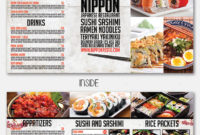 20+ Japanese Restaurant Menu Templates – Download In Psd, Eps pertaining to Awesome Asian Restaurant Menu Template