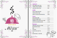 21+ Free Restaurant Menu Templates - Word Excel Formats inside Fantastic Word Document Menu Template