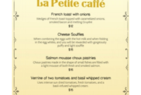 32+ Free Printable Menu Designs & Templates – Psd, Ai, Doc, Indesign intended for French Cafe Menu Template