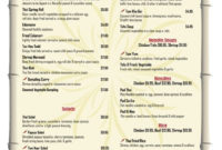 80+ Menu Template – Free Templates In Doc, Ppt, Pdf & Xls | Menu Card inside Amazing Free Restaurant Menu Templates For Microsoft Word
