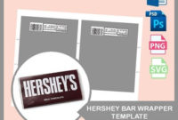 Amazing Blank Candy Bar Wrapper Template For Word