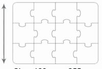 Amazing Blank Jigsaw Piece Template