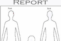 Awesome Blank Body Map Template