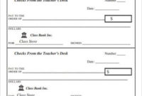 Awesome Blank Cheque Template Download Free
