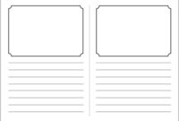 Awesome Blank Letter Writing Template For Kids