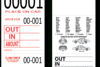 Awesome Blank Parking Ticket Template